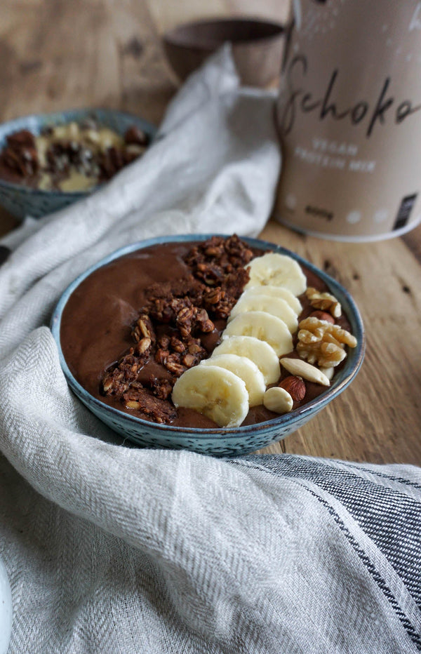 Veganer Schoko Protein Pudding - heyhale-nutrition