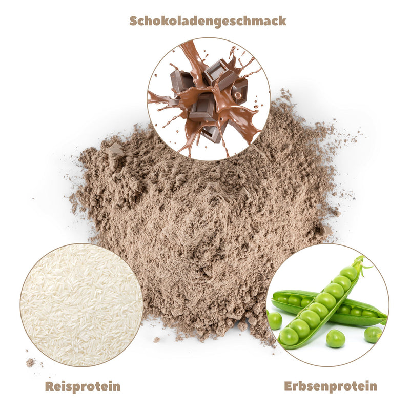 VEGAN PROTEIN MIX Schoko - heyhale-nutrition