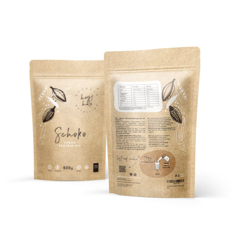 VEGAN PROTEIN MIX Schoko - heyhale-nutrition